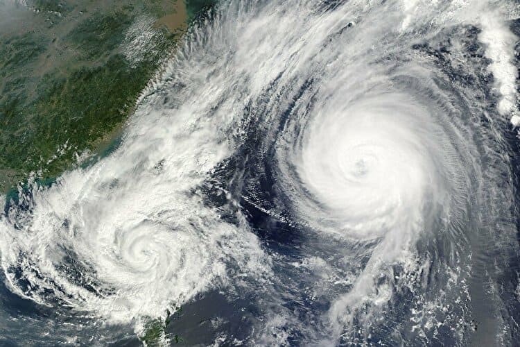 沖縄の台風