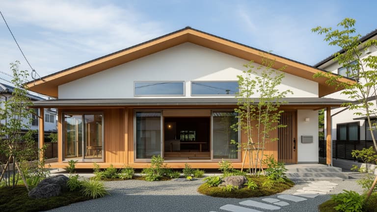 シンプル＆ナチュラルの木造住宅