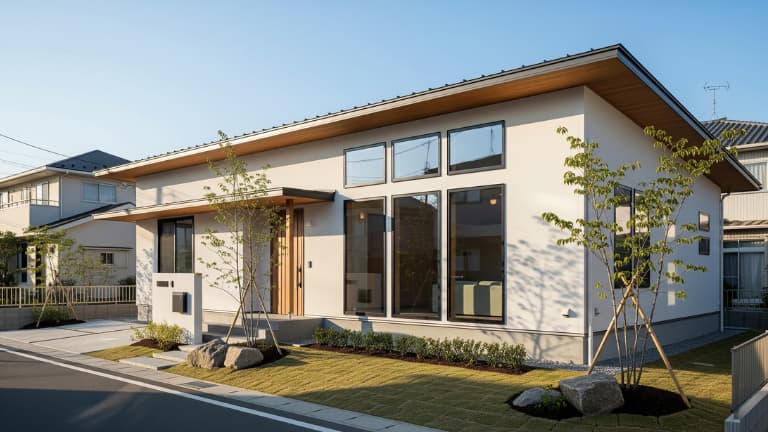 北欧ナチュラルの木造住宅