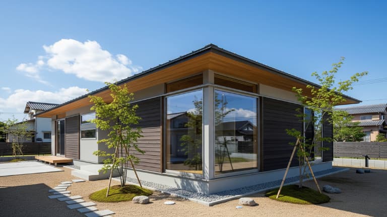 インダストリアルの木造住宅